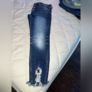 Kan kan low rise ankle skinny jeans